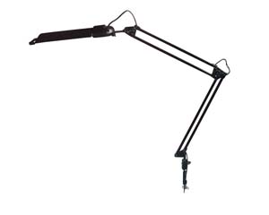 Galda lampa Assymetria, balta, Delux S (spuldze)